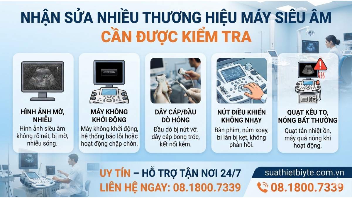 Nhận Sửa Nhiều Thương Hiệu Máy Siêu Âm https://suathietbiyte.com.vn Liên Hệ 08.1800.7339 Uy Tín – Hỗ Trợ Tận Nơi 24/7